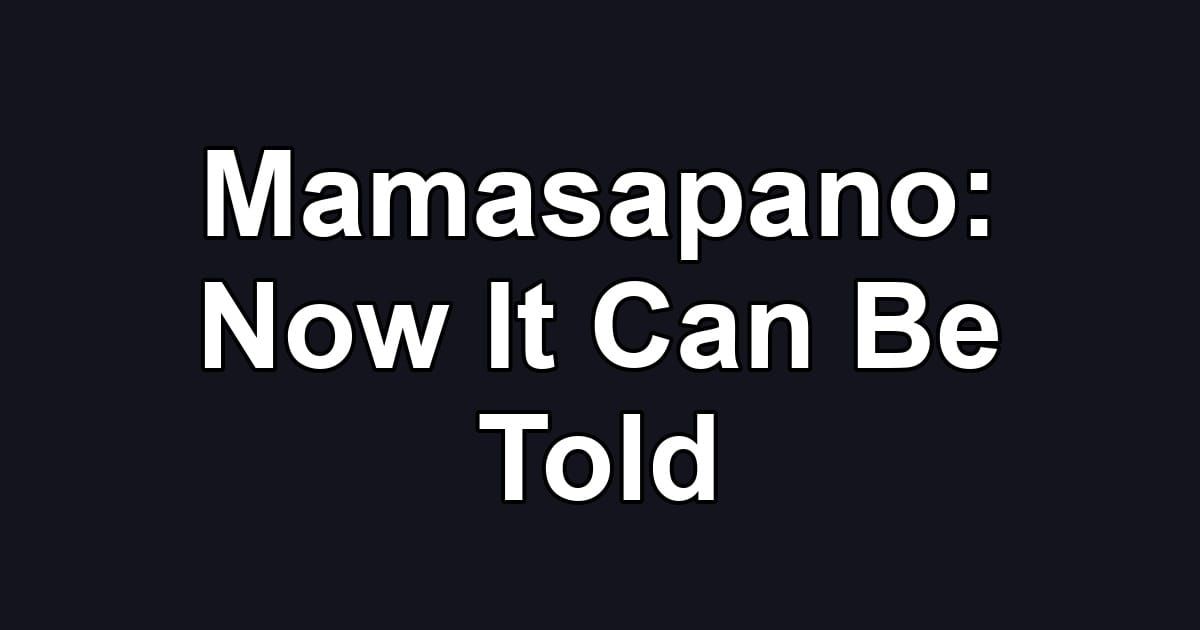 Mamasapano: Now It Can Be Told