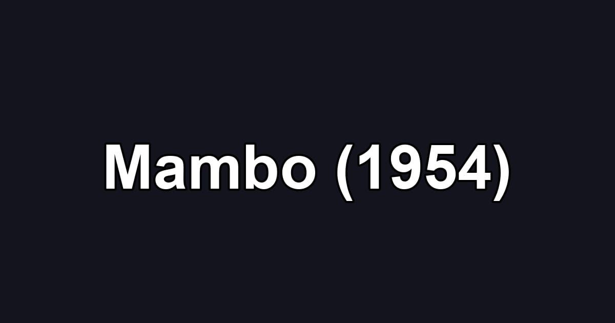 Mambo (1954)