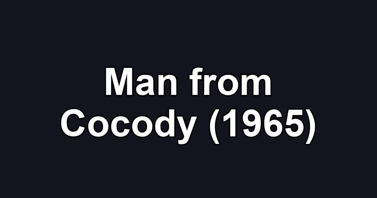 Man from Cocody (1965)