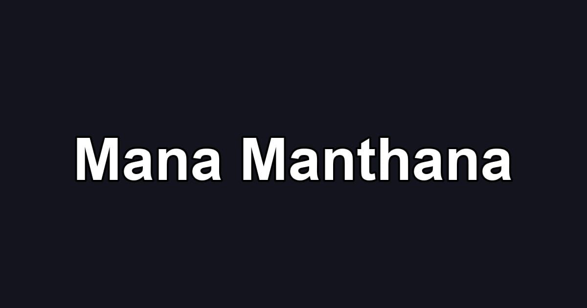Mana Manthana