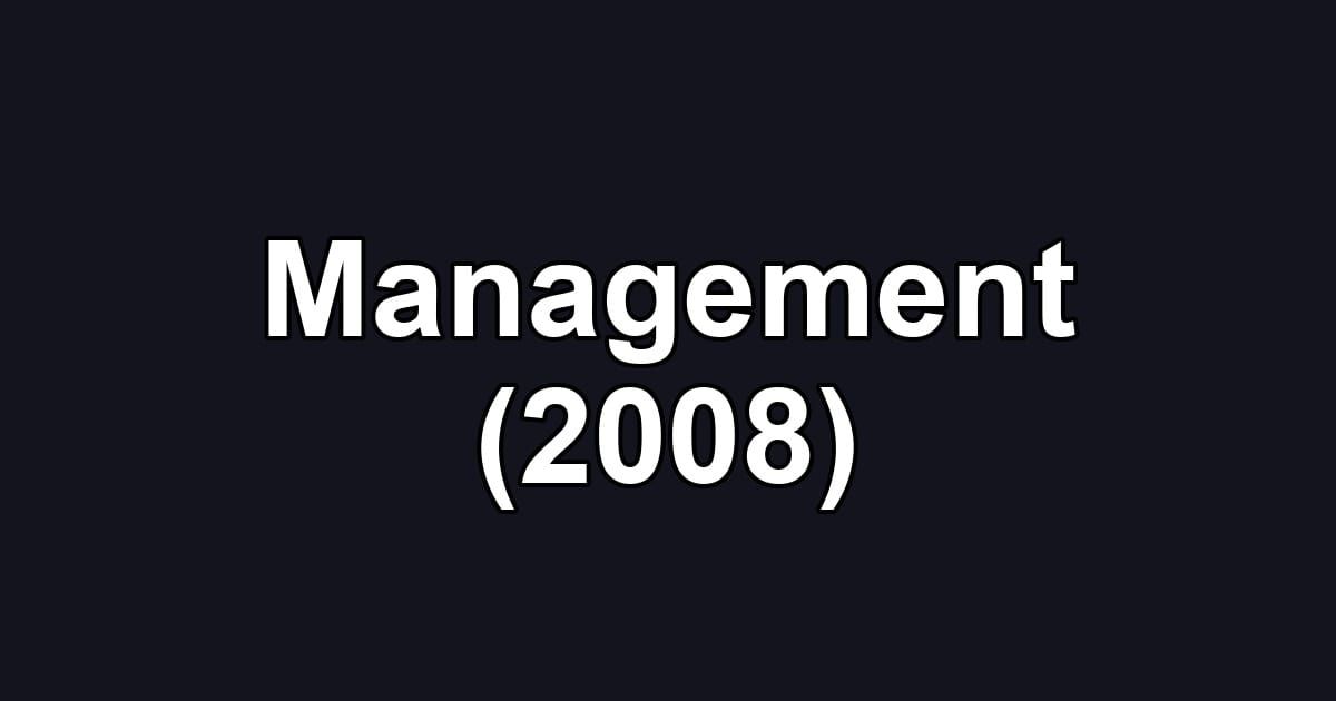 Management (2008)