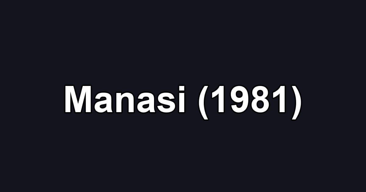 Manasi (1981)