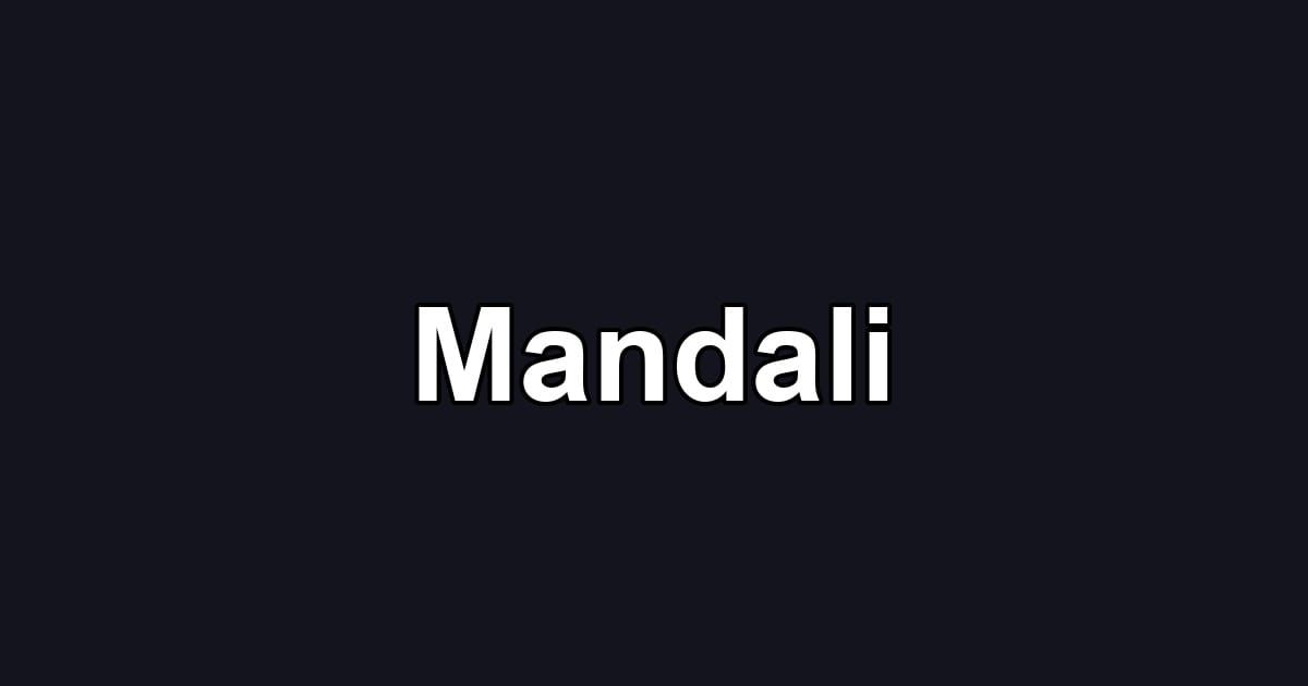 Mandali