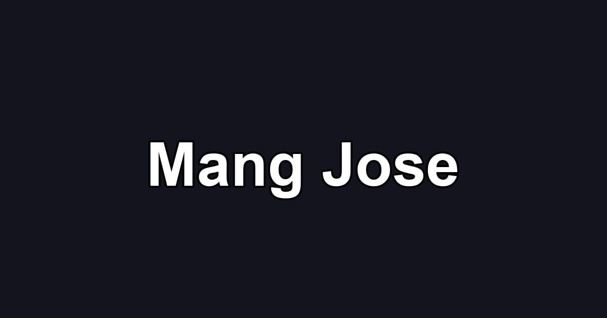 Mang Jose
