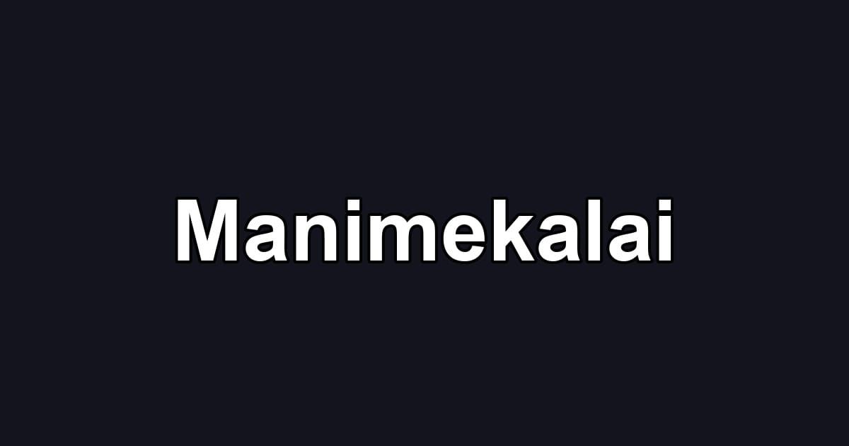 Manimekalai