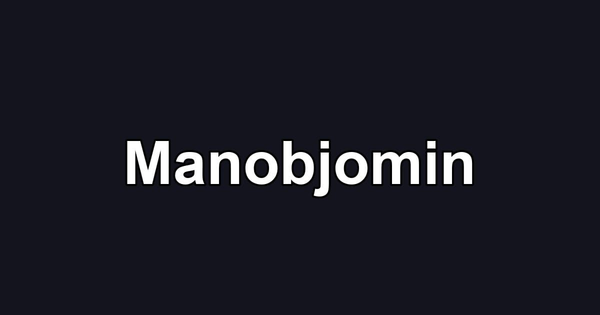 Manobjomin