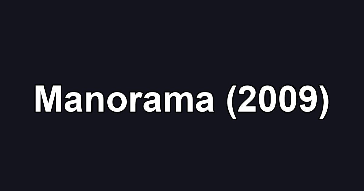 Manorama (2009)