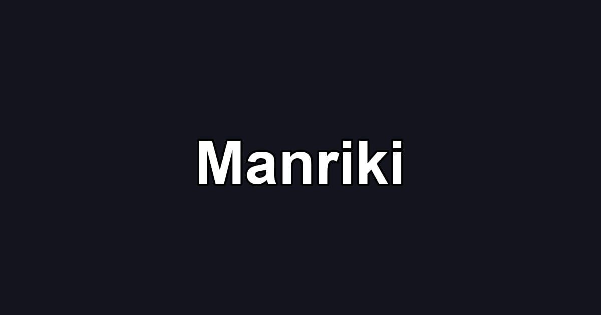 Manriki