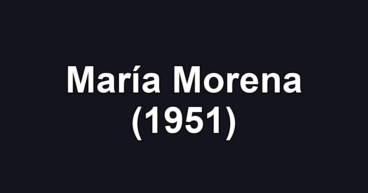 María Morena (1951)