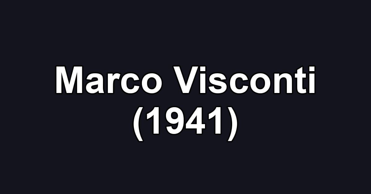 Marco Visconti (1941)