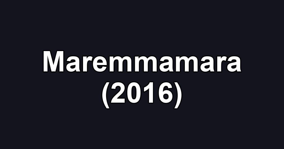 Maremmamara (2016)