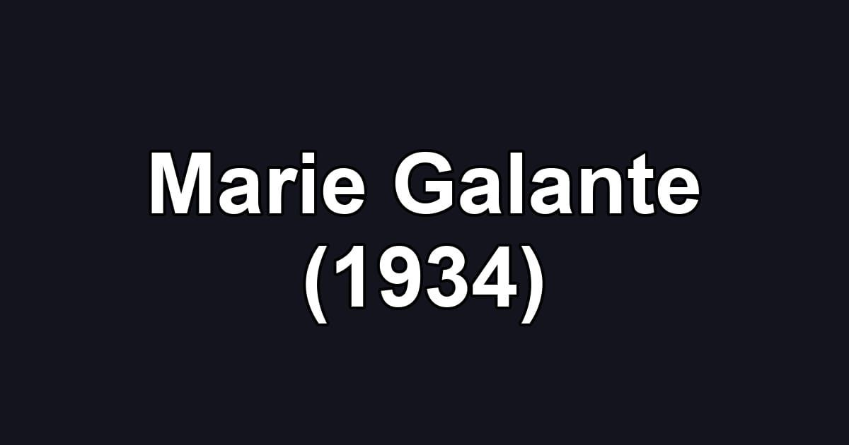 Marie Galante (1934)
