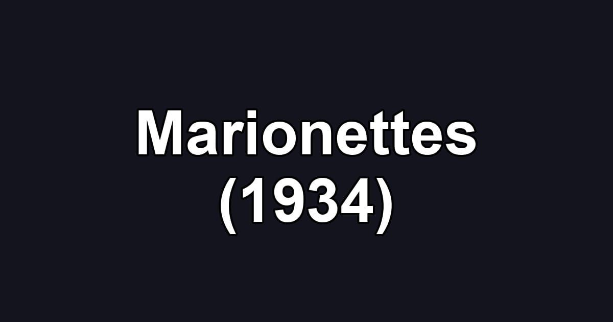 Marionettes (1934)