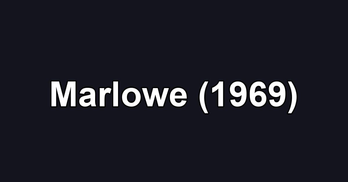Marlowe (1969)