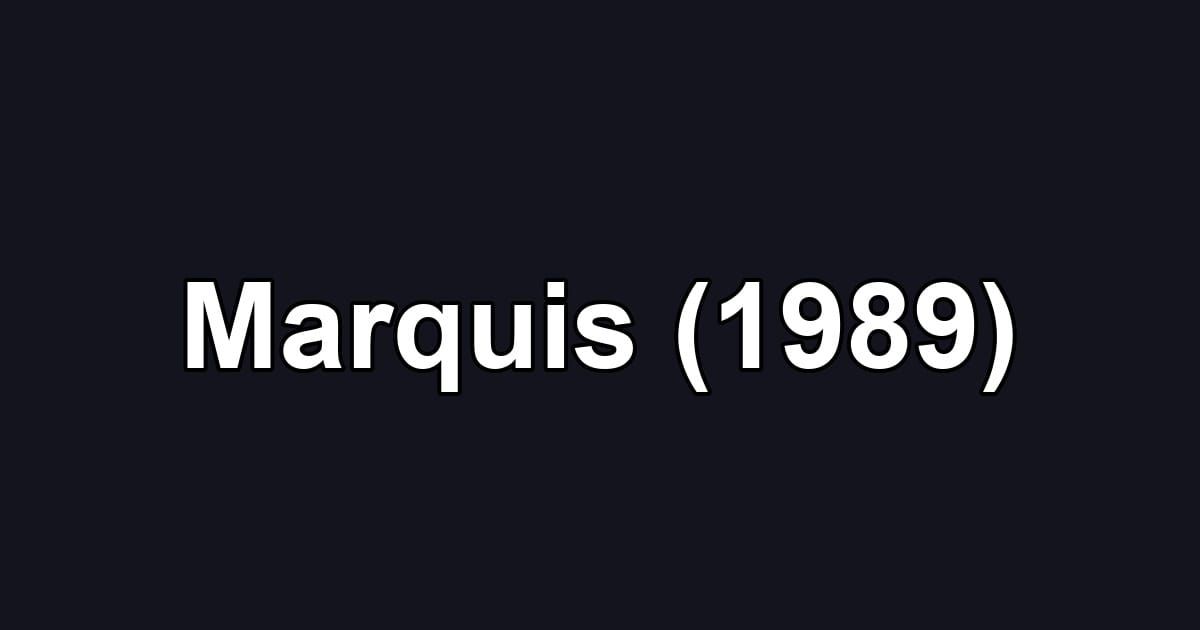 Marquis (1989)