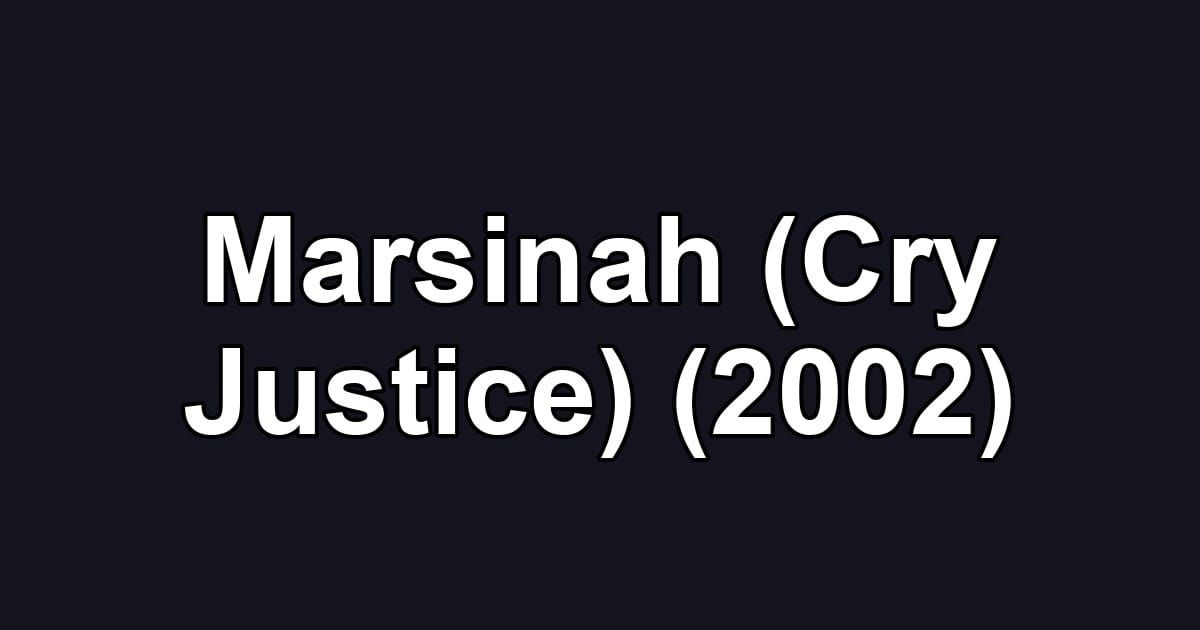 Marsinah (Cry Justice) (2002)