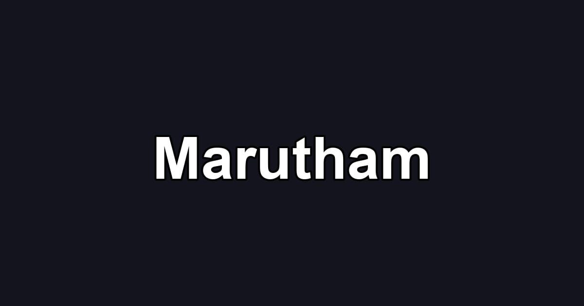 Marutham