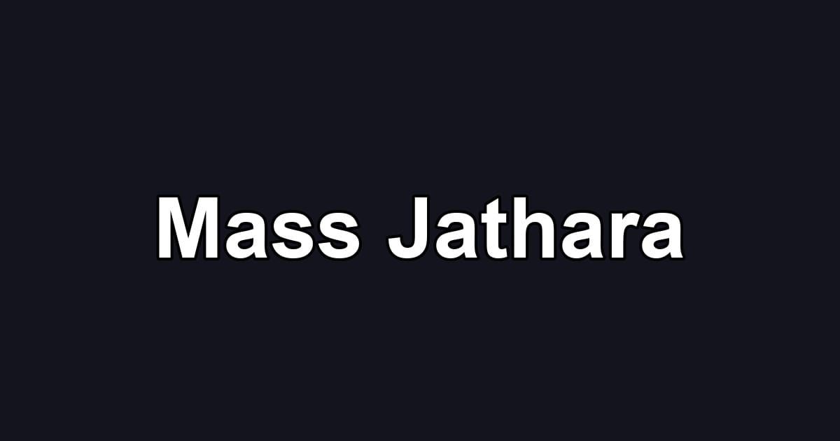 Mass Jathara