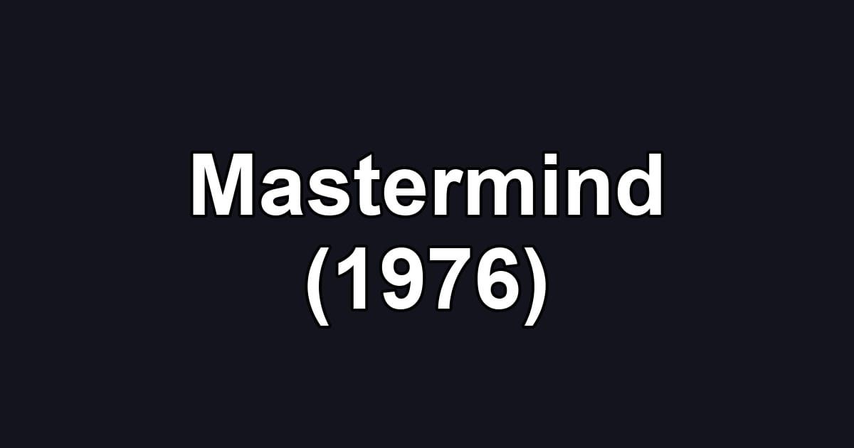 Mastermind (1976)