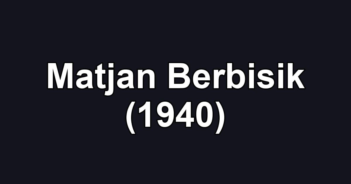 Matjan Berbisik (1940)