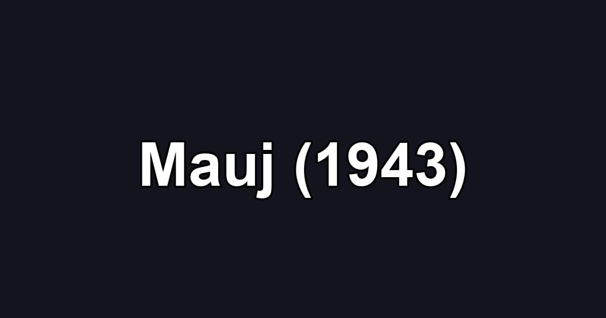 Mauj (1943)