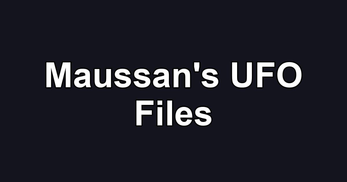 Maussan's UFO Files