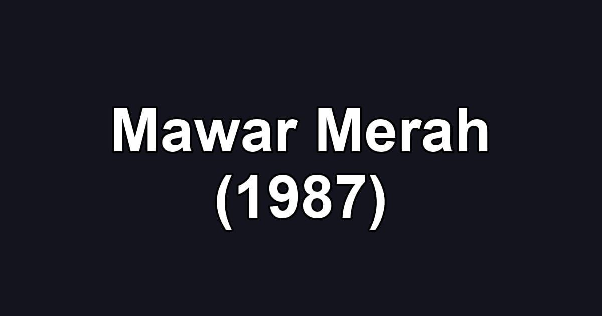 Mawar Merah (1987)