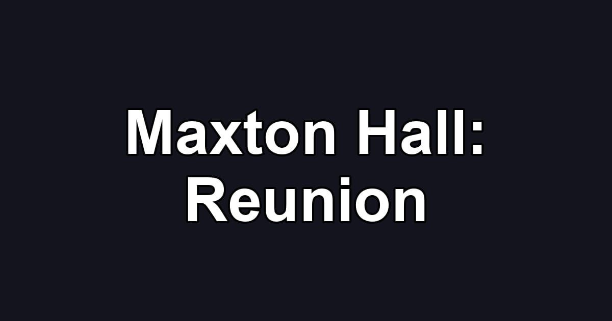 Maxton Hall: Reunion