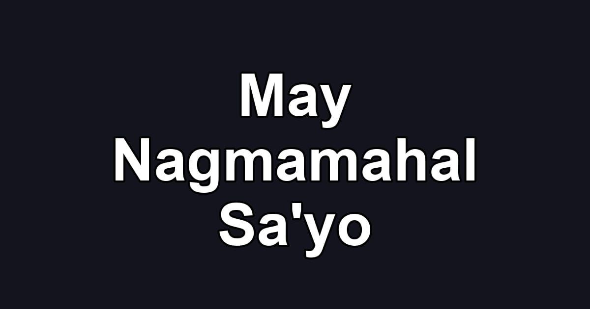 May Nagmamahal Sa'yo