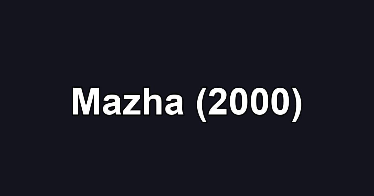 Mazha (2000)
