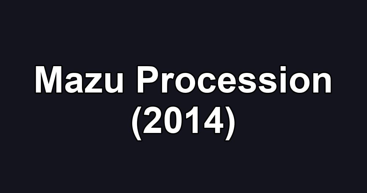 Mazu Procession (2014)