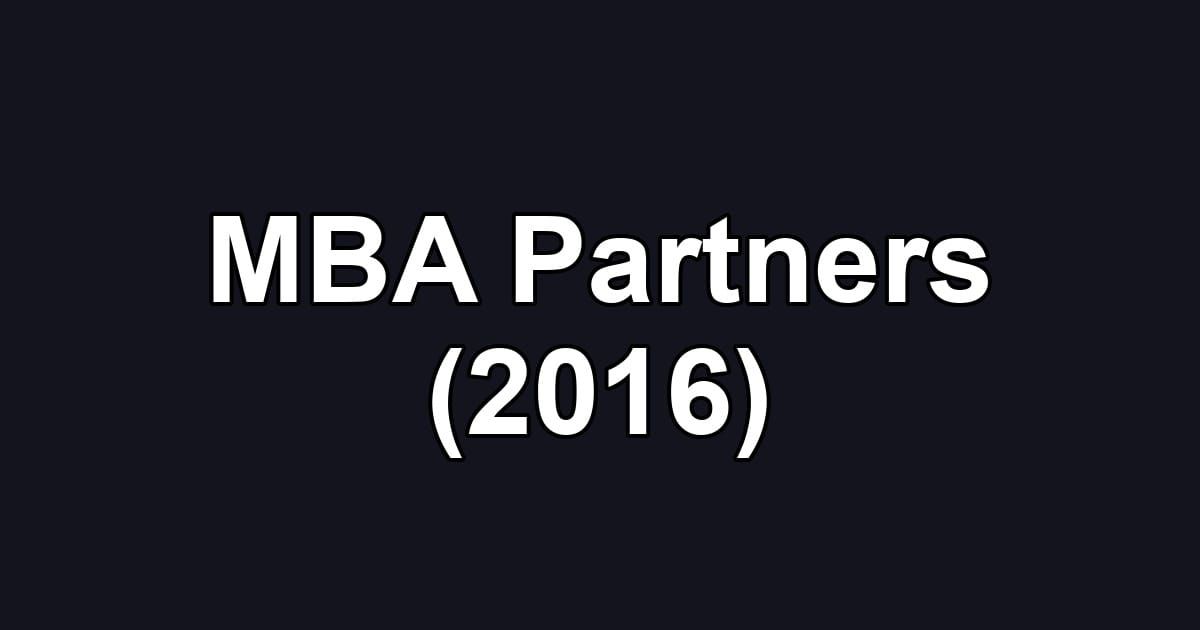 MBA Partners (2016)