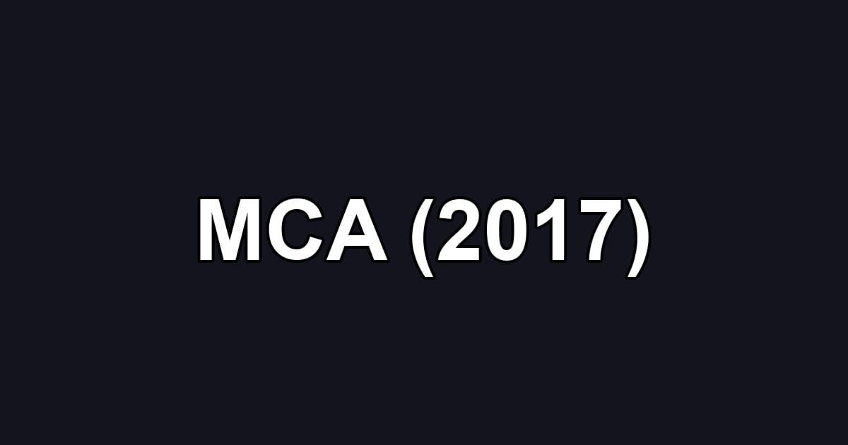 MCA (2017)