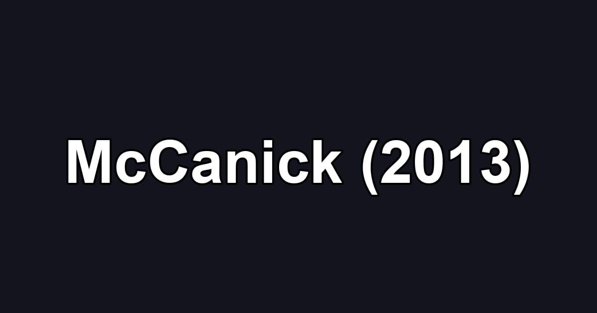 McCanick (2013)