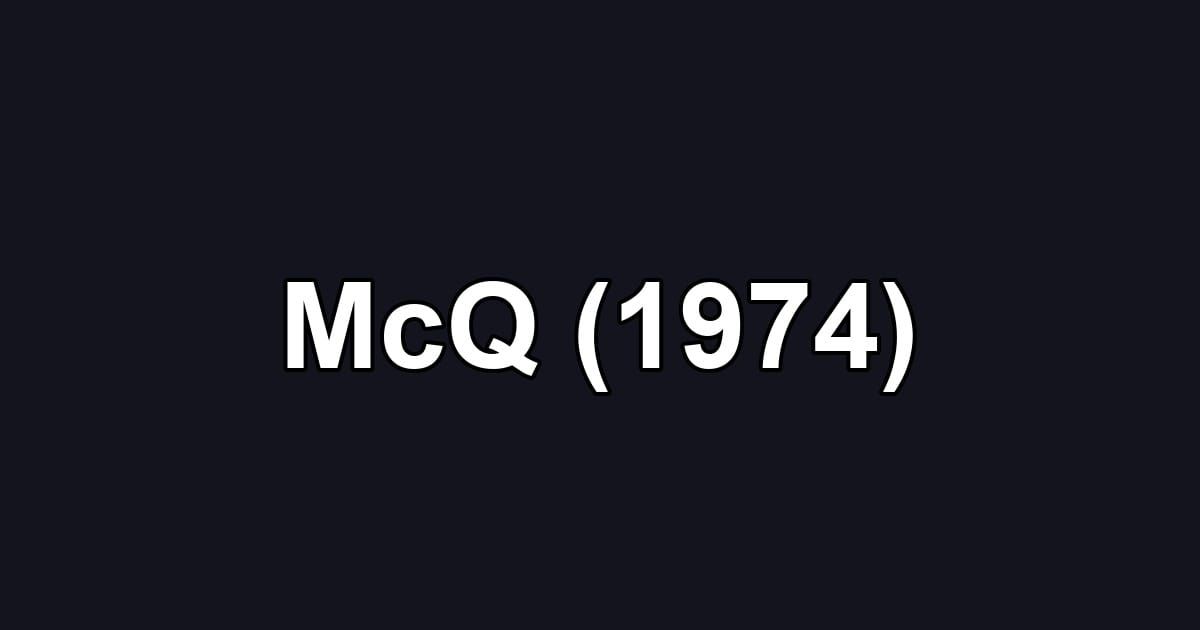 McQ (1974)