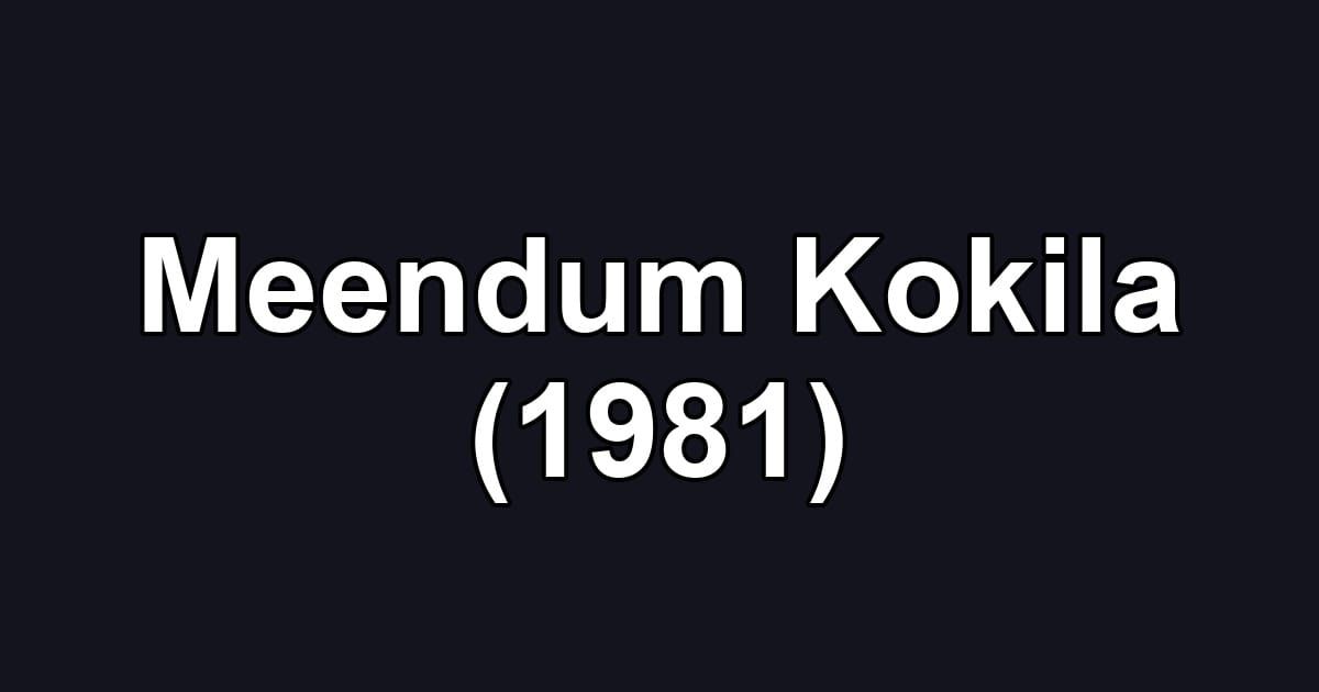 Meendum Kokila (1981)