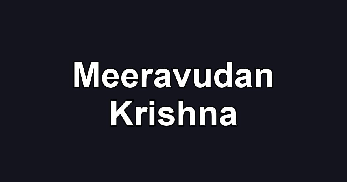 Meeravudan Krishna