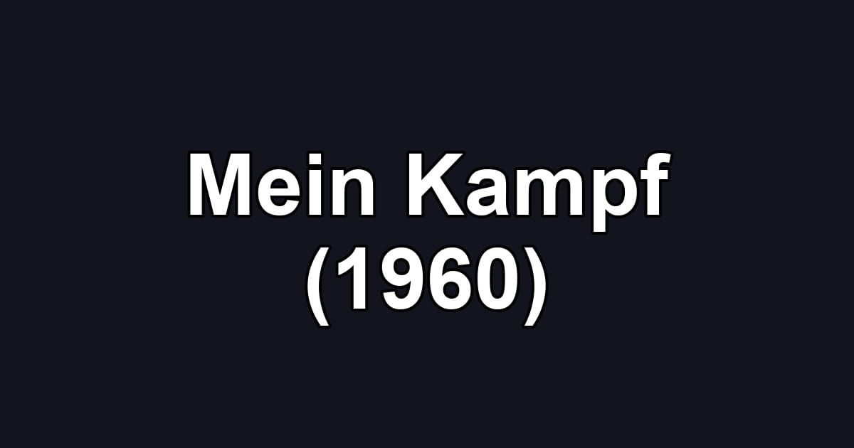 Mein Kampf (1960)