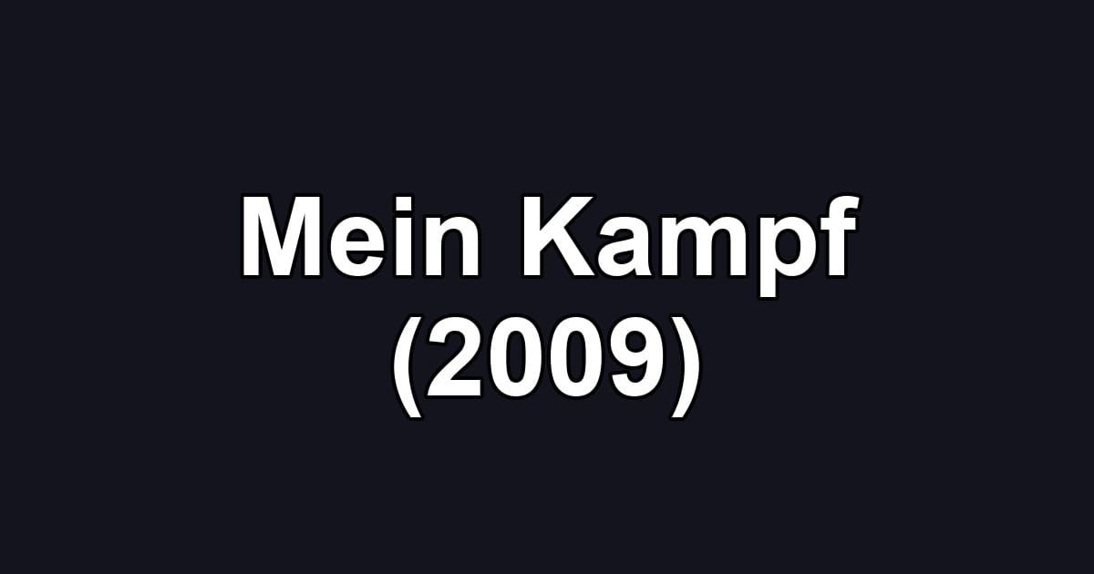 Mein Kampf (2009)