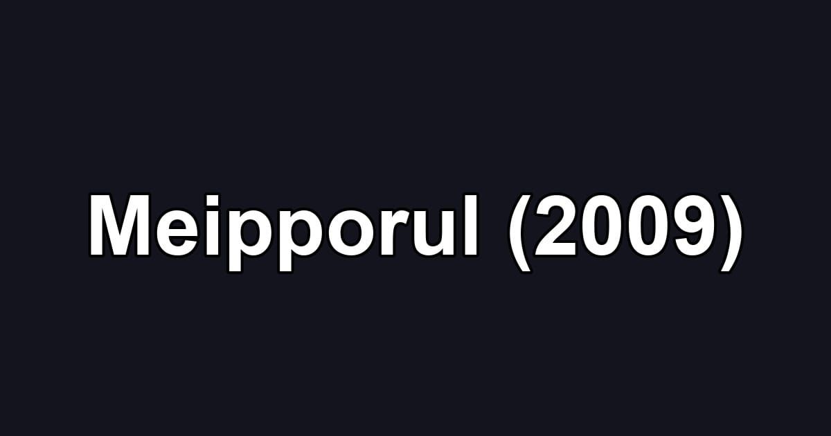 Meipporul (2009)