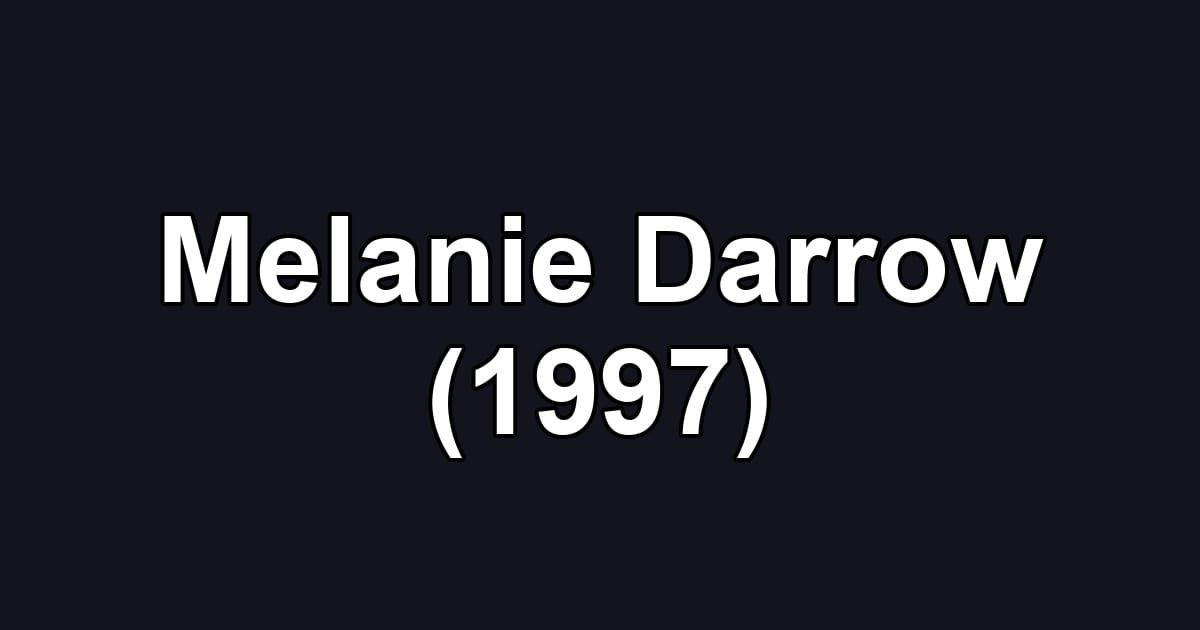 Melanie Darrow (1997)