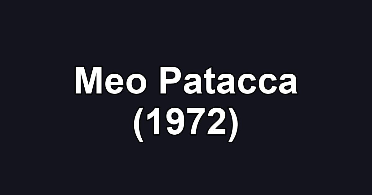 Meo Patacca (1972)
