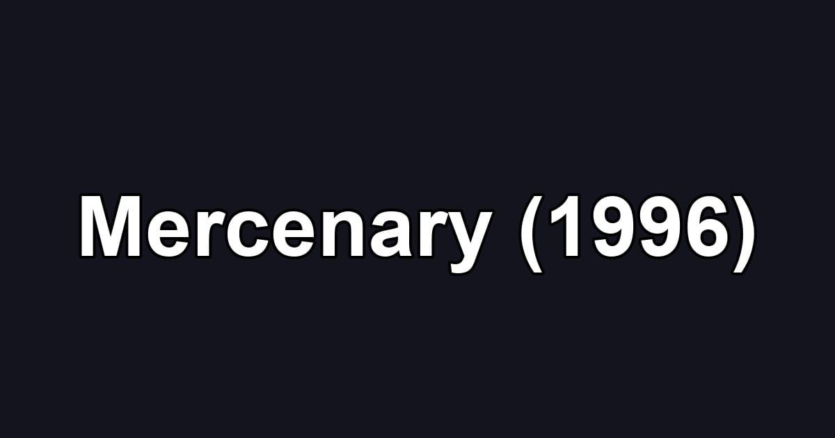 Mercenary (1996)
