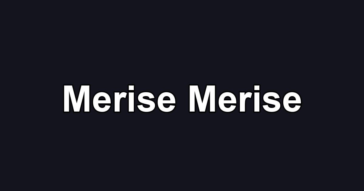 Merise Merise