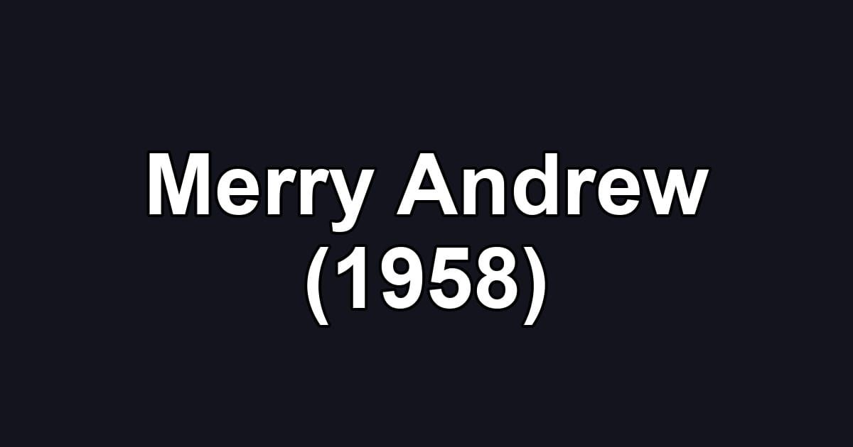 Merry Andrew (1958)