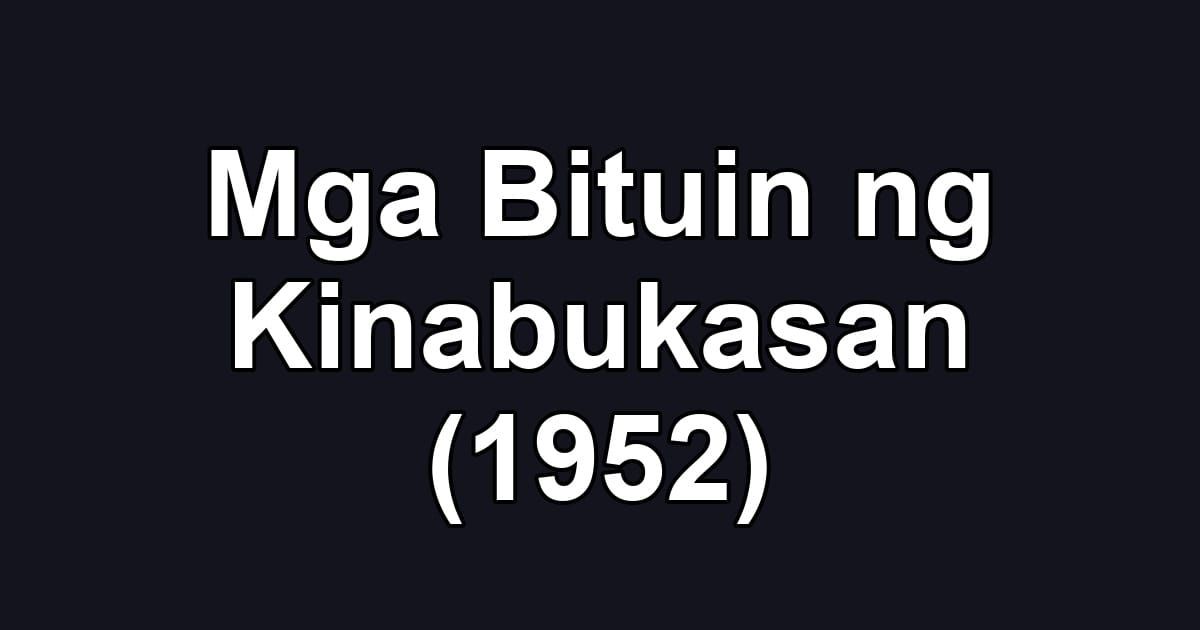 Mga Bituin ng Kinabukasan (1952)
