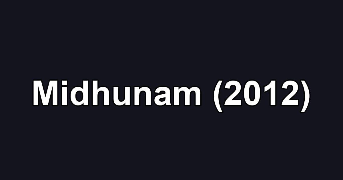 Midhunam (2012)