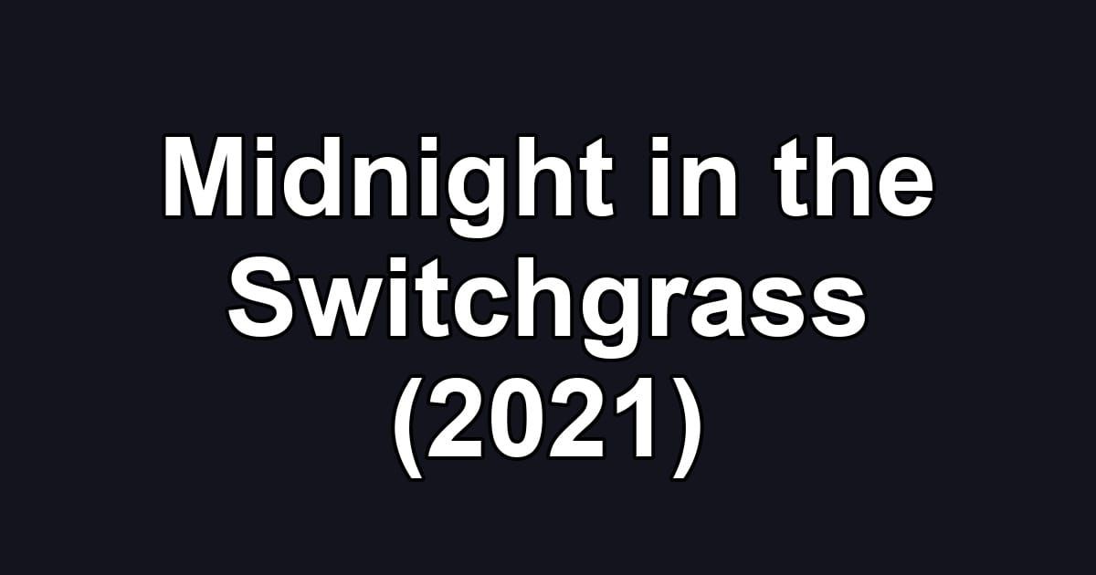Midnight in the Switchgrass (2021)