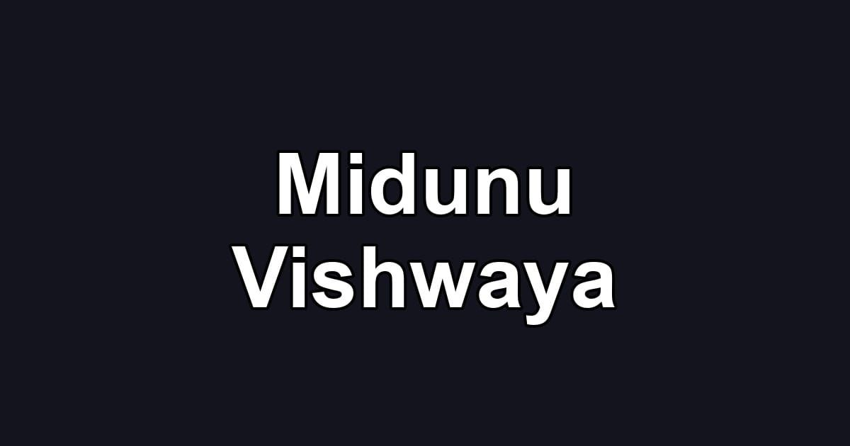 Midunu Vishwaya