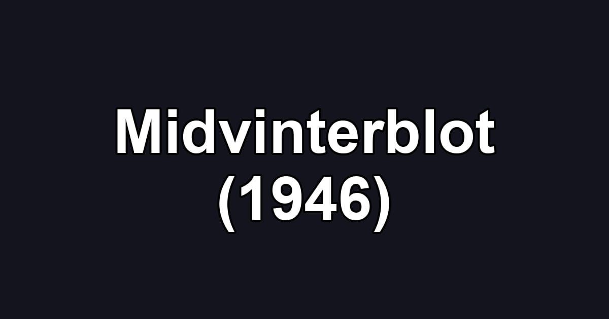 Midvinterblot (1946)